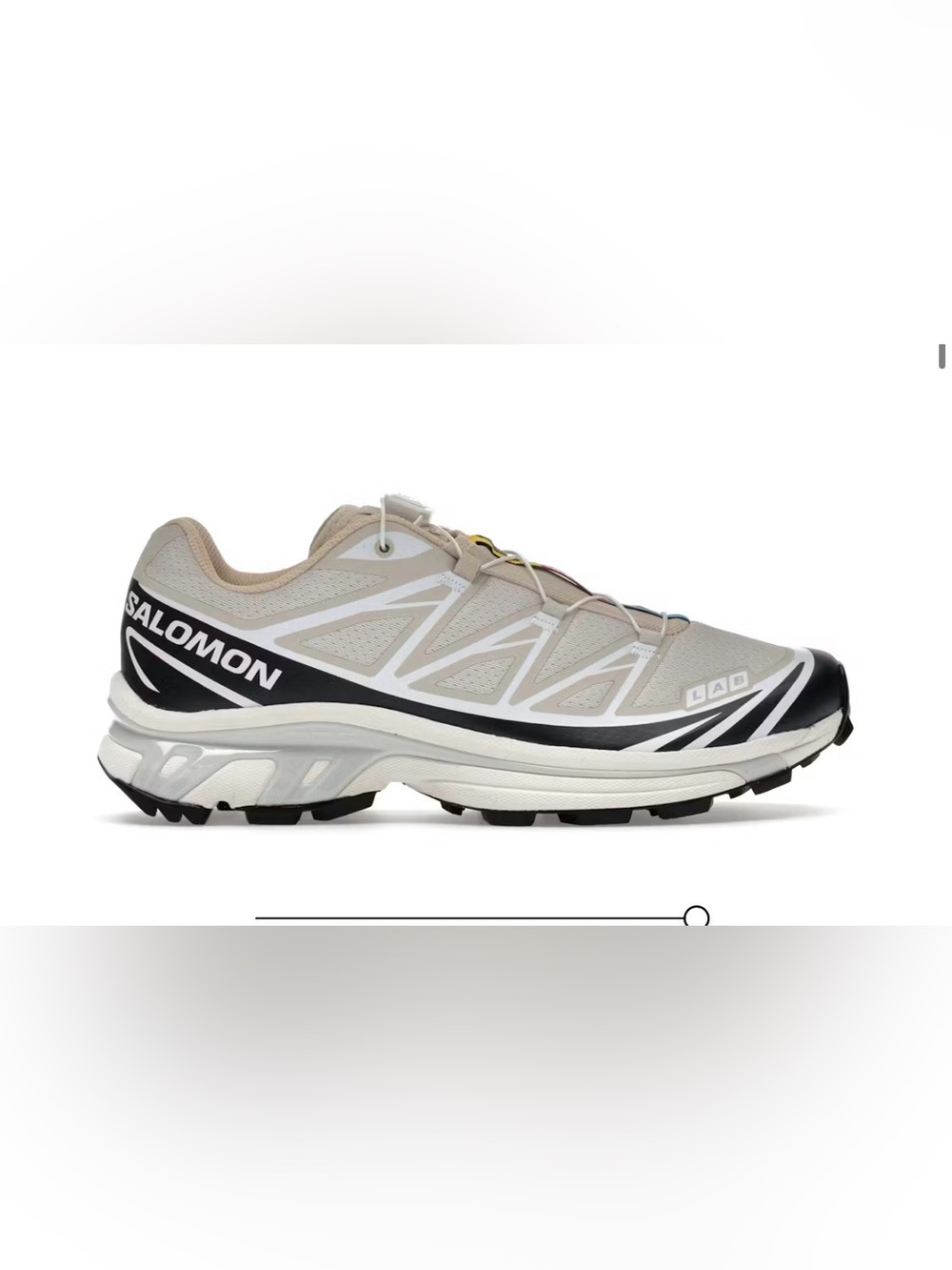 Salomon Men's Beige and Black Trail Running Shoes